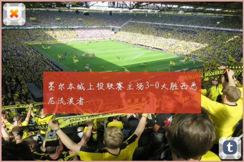 墨尔本城上役联赛主场3-0大胜西悉尼流浪者